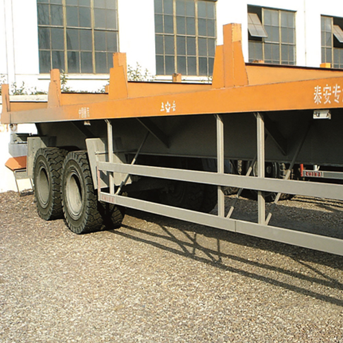 Used on the trailer of the port