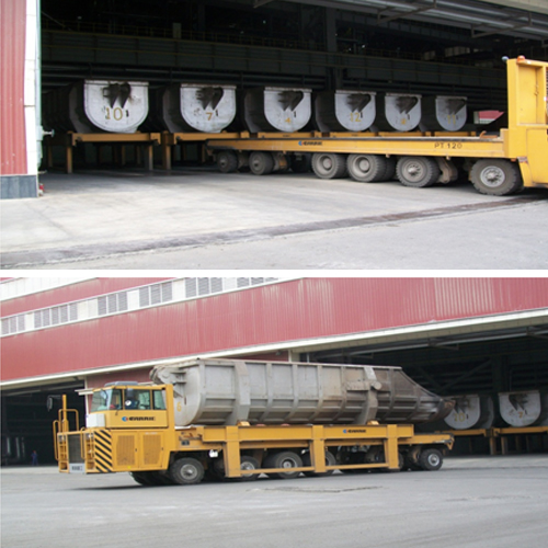 Hot metal and aluminum water transport tires